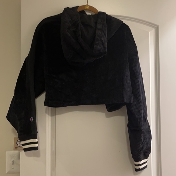 Champion Medium Reverse Weave Hoodie NWT black & white - Picture 5 of 5